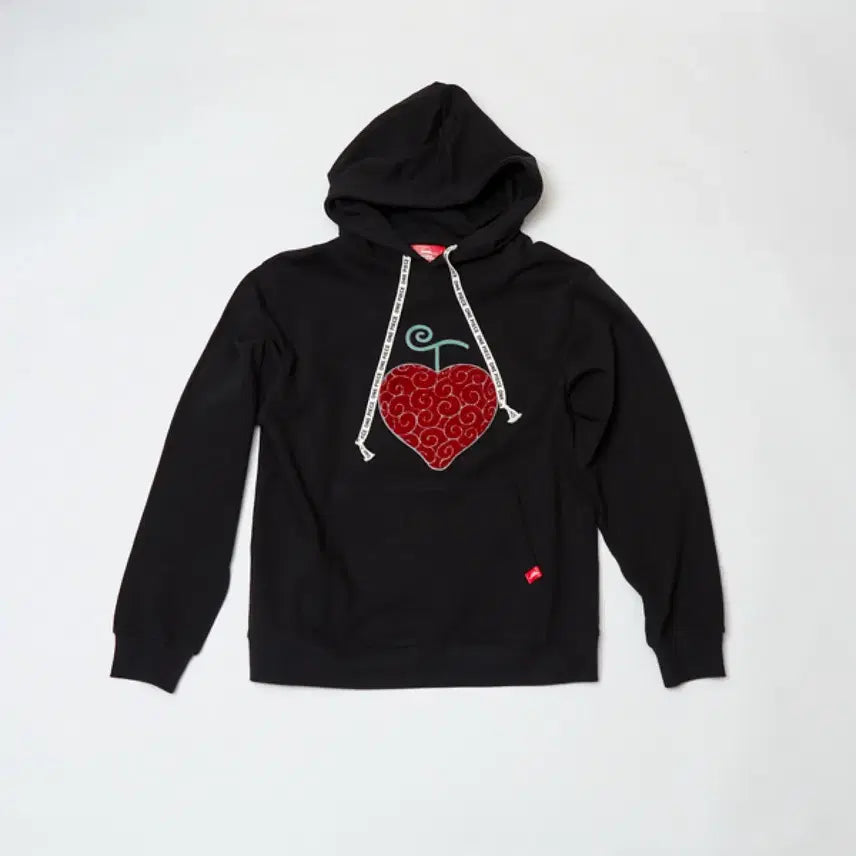 [BUNJANG] One Piece Ope Ope no Mi Embroidered Hoodie / 원피스 오페오페 열매 자수 후드티 (미사용 / 정품)