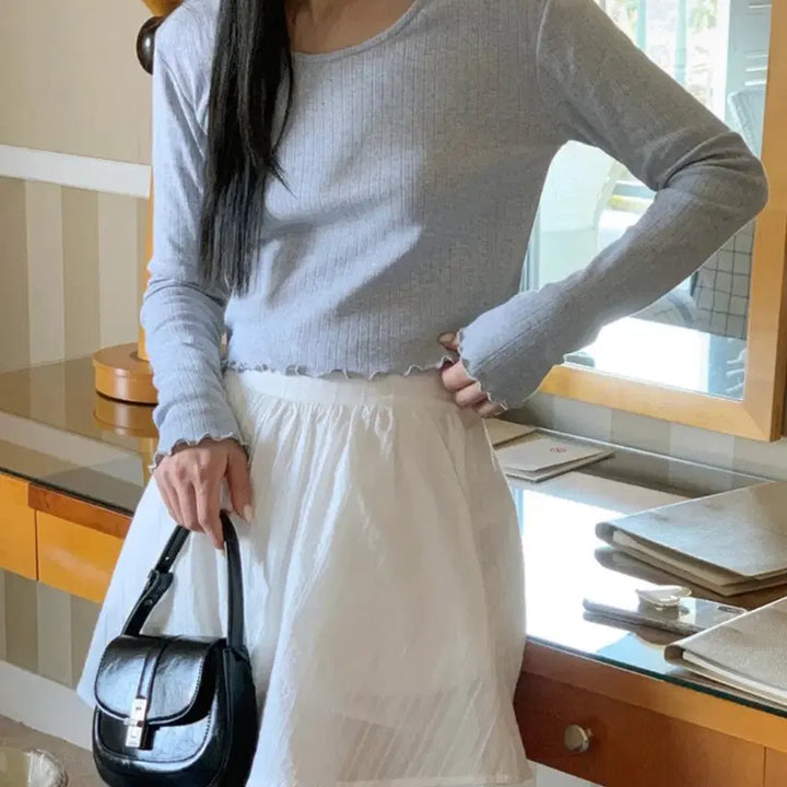 [SOLD OUT] [미개봉 새상품]꼰미고 아일릿 펀칭 그레이