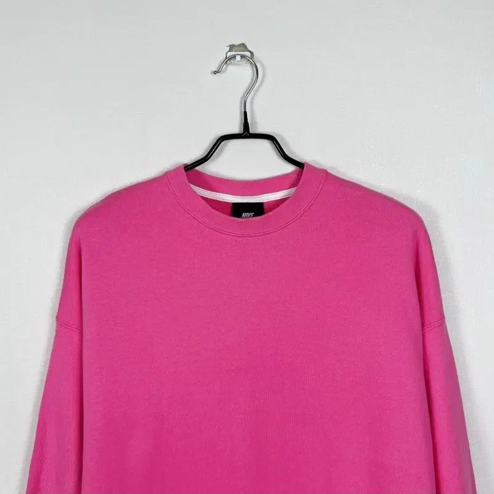[BUNJANG] Nike Pink Crew Oversized Sweatshirt / 나이키/핑크 크루 오버핏 맨투맨 긴팔 티 S M/라덴