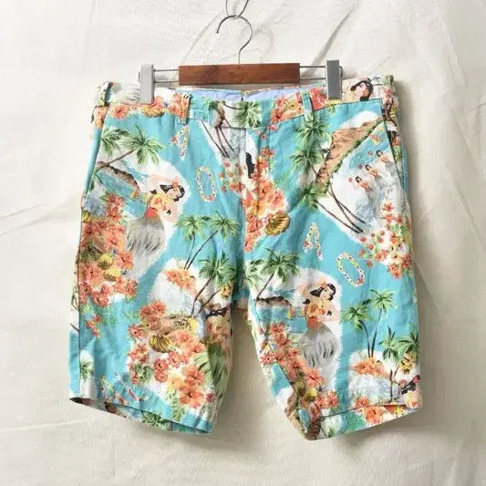 [BUNJANG] Polo Ralph Lauren Linen Shorts / 폴로 랄프로렌 린넨 쇼츠 반바지 34 M0247