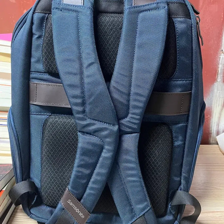 [BUNJANG] Samsonite Navy Backpack / 쌤소나이트 콤비 네이비 백팩
