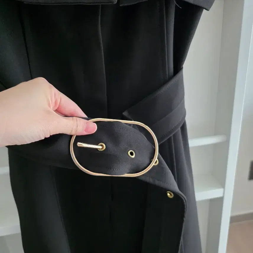 [BUNJANG] Kwak Jihee Black Long Dress / 곽지희원피스