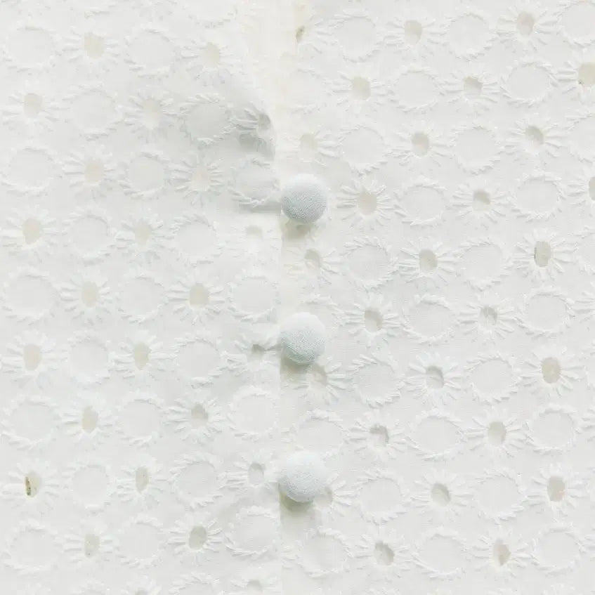 [BUNJANG] ZARA Eyelet Embroidered Mini Dress / ZARA 자라 아일렛 자수 원피스