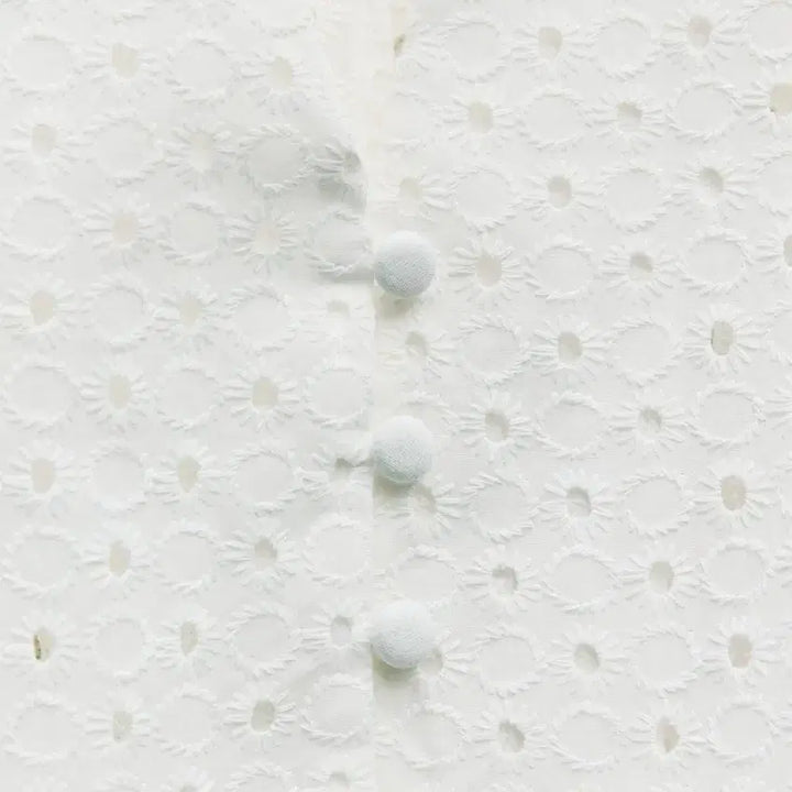 [BUNJANG] ZARA Eyelet Embroidered Mini Dress / ZARA 자라 아일렛 자수 원피스