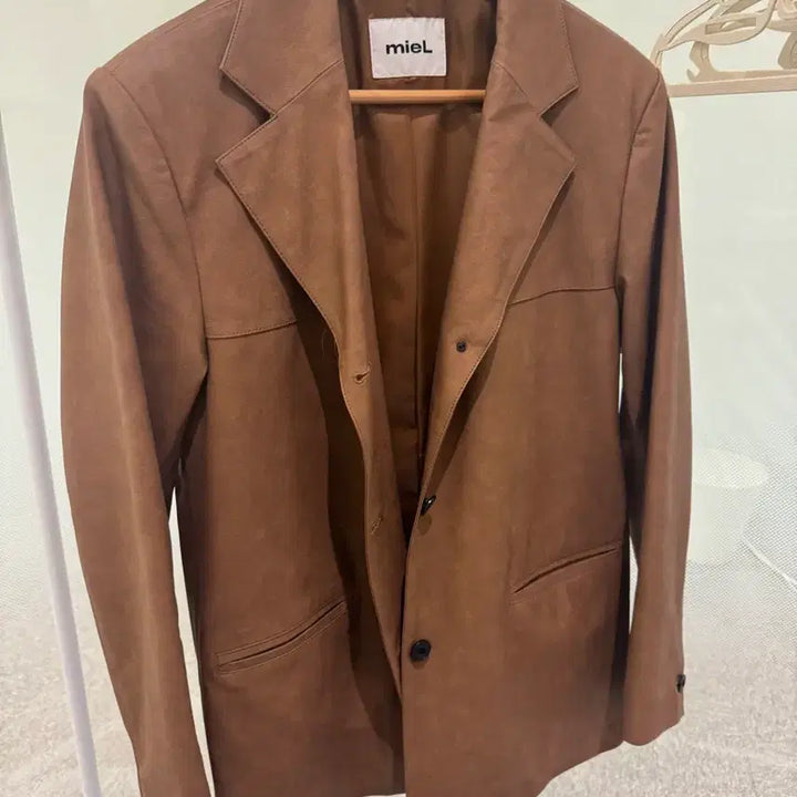 [BUNJANG] Miel Leather Jacket / 미엘 가죽자켓