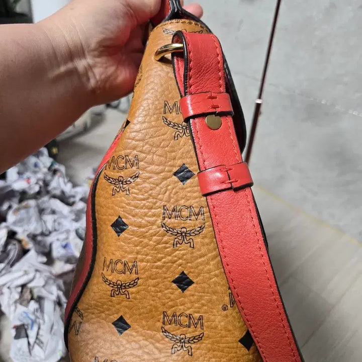 [SOLD OUT] MCM 가방 숄더백 토트백 오렌지