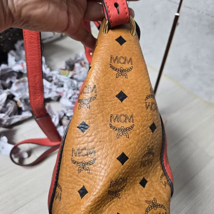 [SOLD OUT] MCM 가방 숄더백 토트백 오렌지