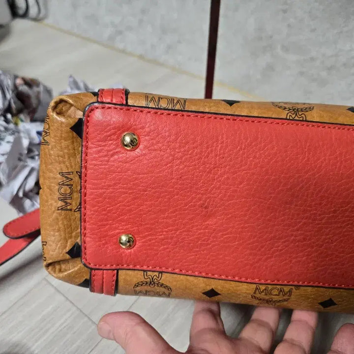 [SOLD OUT] MCM 가방 숄더백 토트백 오렌지