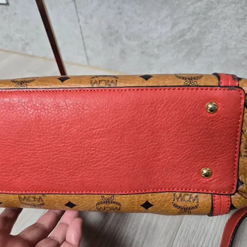 [SOLD OUT] MCM 가방 숄더백 토트백 오렌지