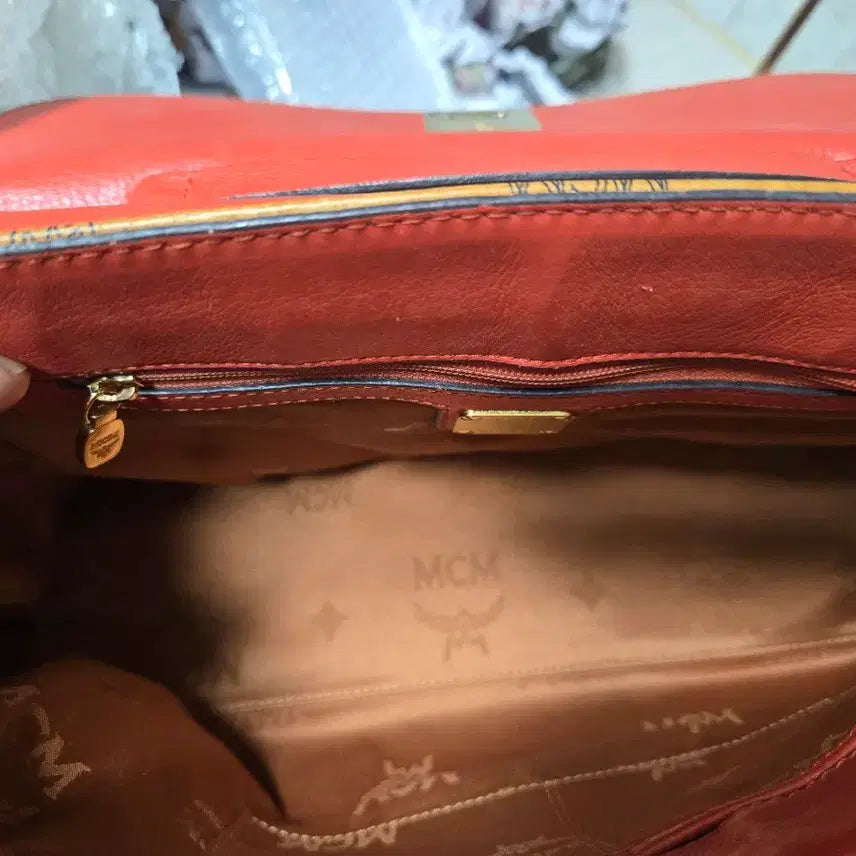[SOLD OUT] MCM 가방 숄더백 토트백 오렌지