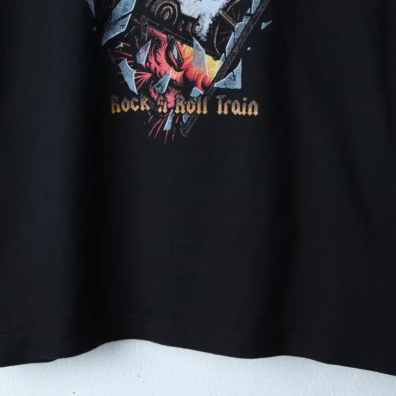 [BUNJANG] Brand Vintage ACDC Band T-shirt / (M-XL) 브랜드빈티지 반팔 티셔츠 ACDC 밴드 락티 블랙-182F2