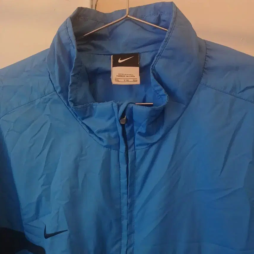 [BUNJANG] Nike Blue Windbreaker Jacket 2XL / 나이키 블루 바람막이 점퍼 2XL