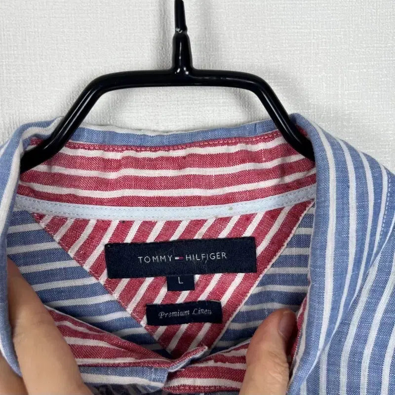[BUNJANG] Tommy Hilfiger Linen 100% Shirt / 타미힐피거/린넨 백프로 셔츠 남방 남L XL/라덴