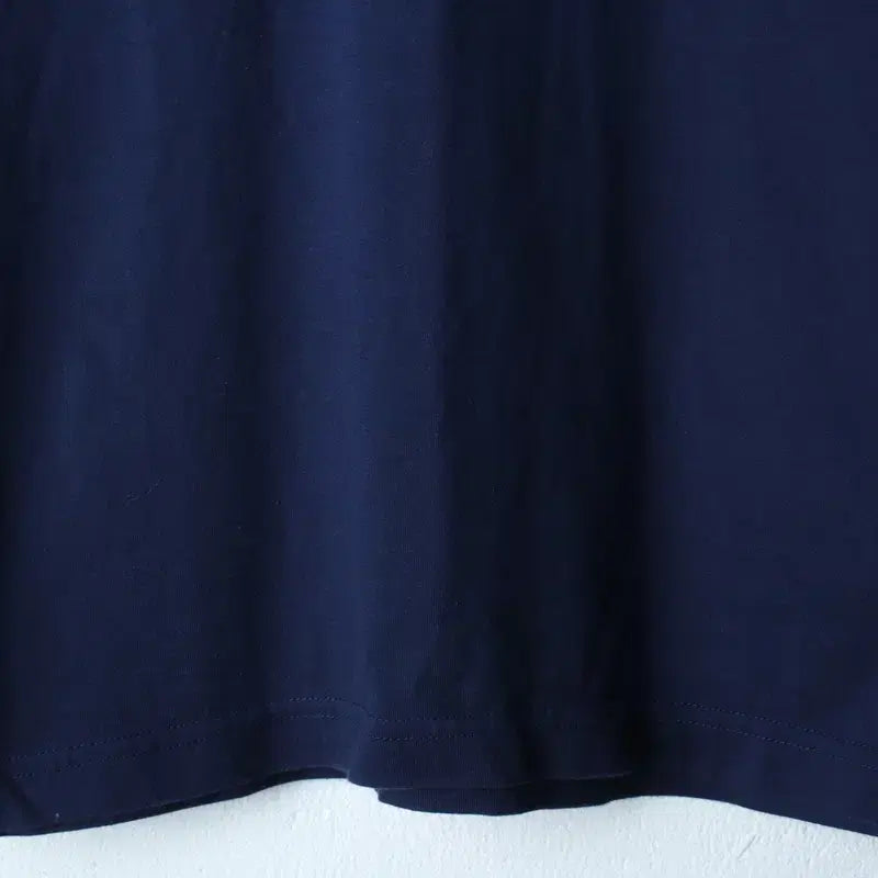 [BUNJANG] Marithe Francois Girbaud Semi-Crop Big Logo T-shirt / W(M) 마리떼프랑소와저버 반팔 티셔츠 빅로고 세미크롭 네이비-182F5
