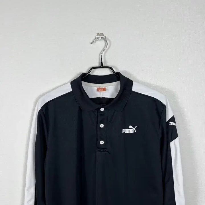 [SOLD OUT] 푸마/블랙 카라 긴팔 티 티셔츠 남L XL/라덴
