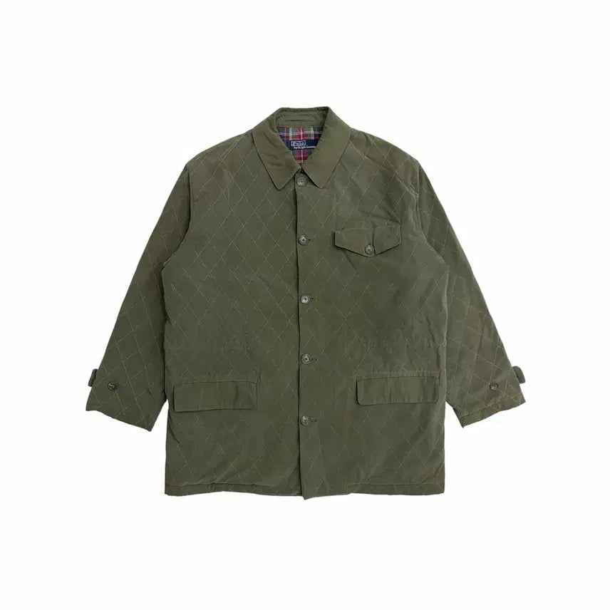 [SOLD OUT] 폴로 랄프로렌 90s 카키 퀼팅 자켓 100 L