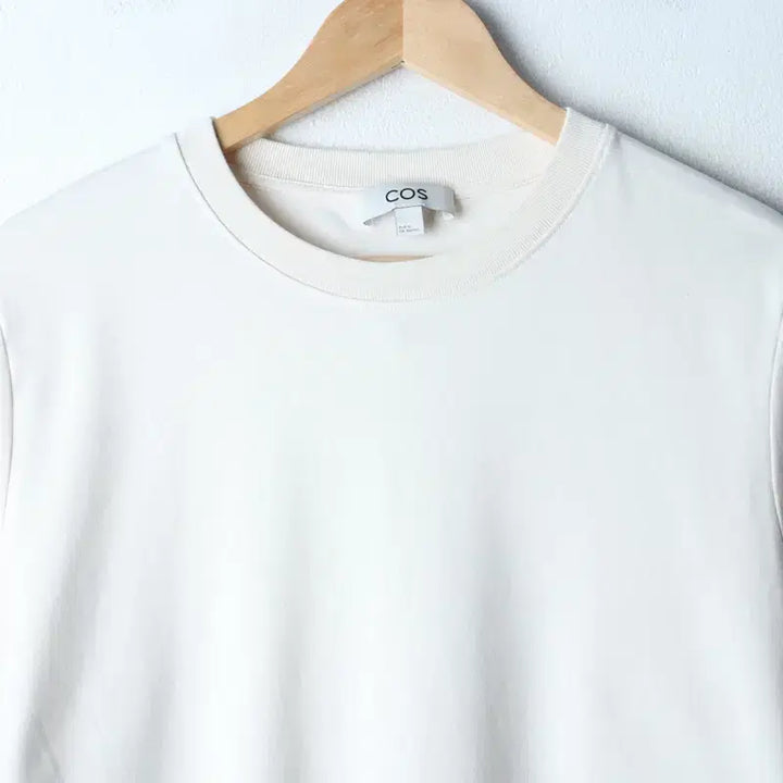 [BUNJANG] Cos Basic Short-Sleeved T-shirt Beige / W(XL-2XL) 코스 반팔 티셔츠 빅사이즈 베이지 무지 크롭-182F7