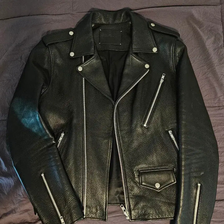 [BUNJANG] VIVASTUDIO Leather Jacket (M) / 비바스튜디오 가죽 자켓 M