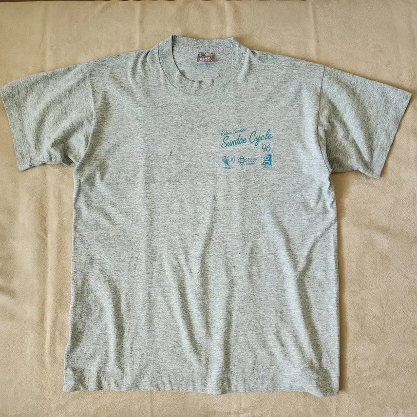 [BUNJANG] Fruit of the Loom Sunday Cycle Commemorative T-shirt / 90s 빈티지 USA 프룻오브더룸 선데이 싸이클 기념 티셔츠 L