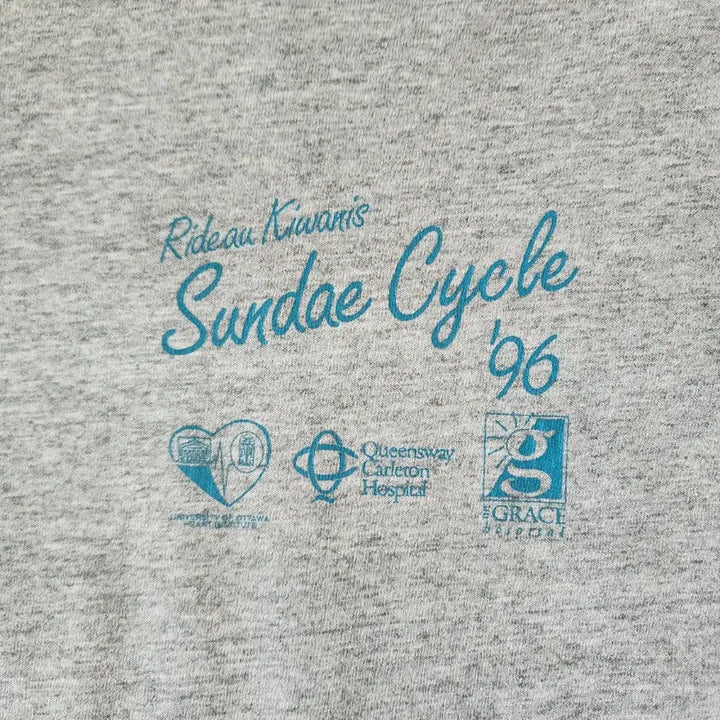 [BUNJANG] Fruit of the Loom Sunday Cycle Commemorative T-shirt / 90s 빈티지 USA 프룻오브더룸 선데이 싸이클 기념 티셔츠 L