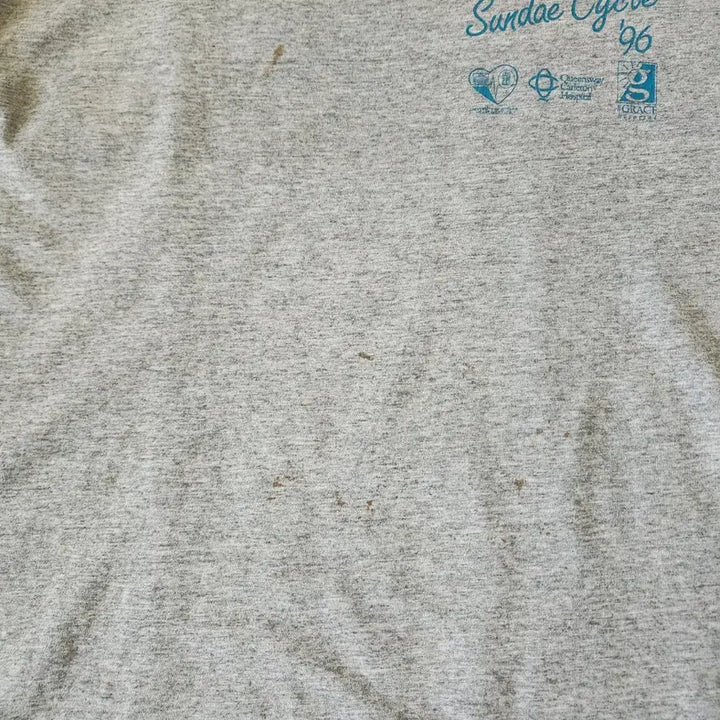 [BUNJANG] Fruit of the Loom Sunday Cycle Commemorative T-shirt / 90s 빈티지 USA 프룻오브더룸 선데이 싸이클 기념 티셔츠 L