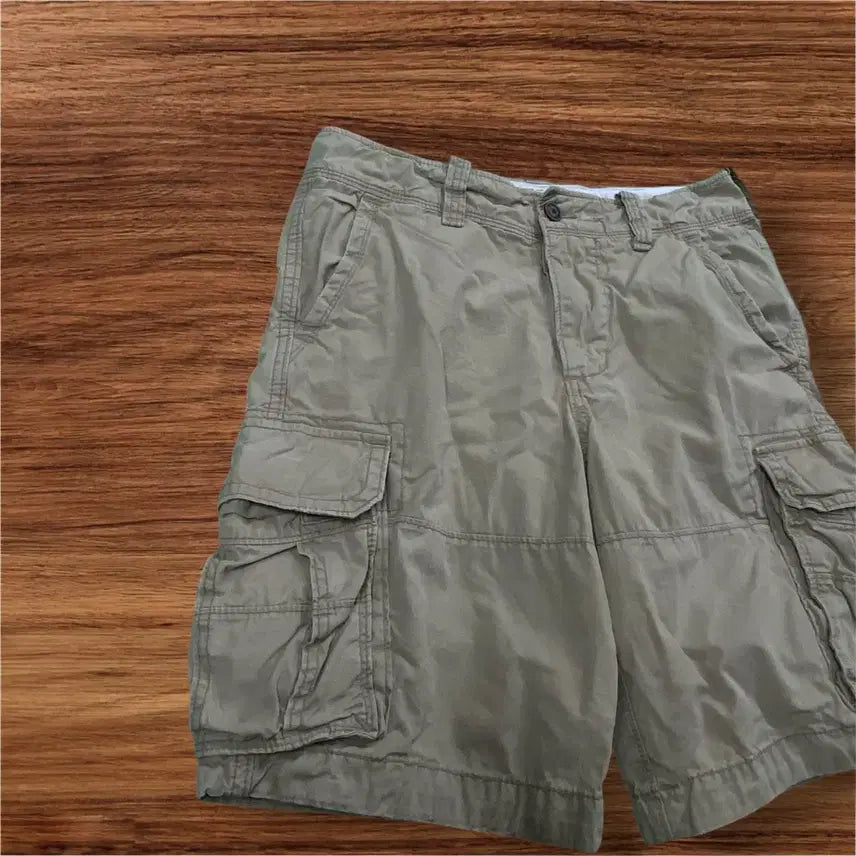 [BUNJANG] Abercrombie Cargo Pocket Vintage Shorts - 31 inch / 아베크롬비 카고포켓 빈티지 숏팬츠-31인치