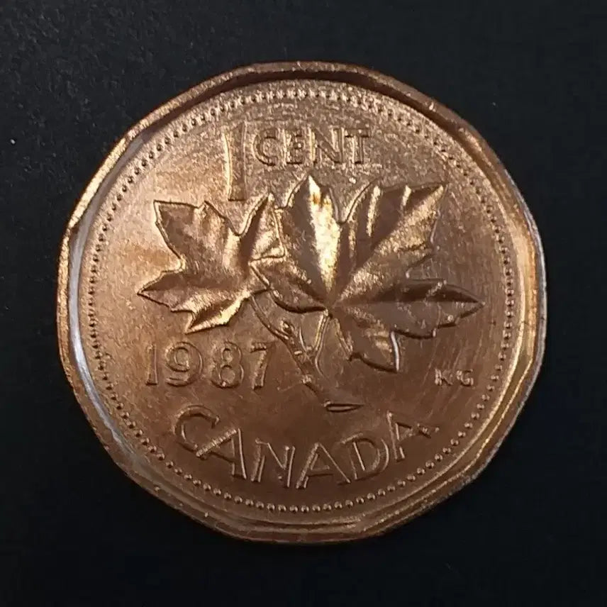 [BUNJANG] 1987 Canadian 1 Cent Coin / 1987년 캐나다 1센트 동전 w445