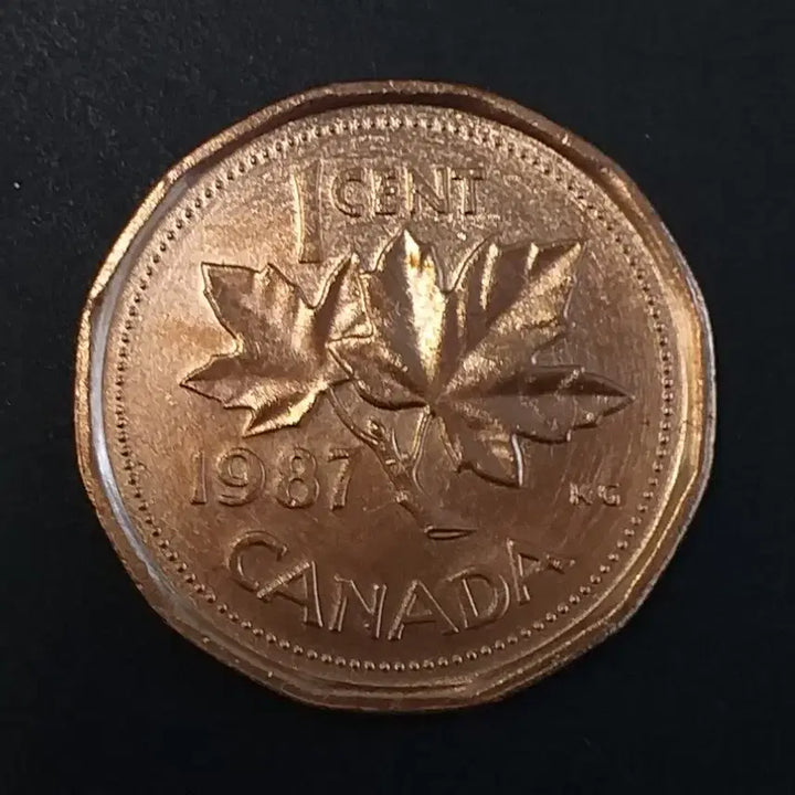 [BUNJANG] 1987 Canadian 1 Cent Coin / 1987년 캐나다 1센트 동전 w445