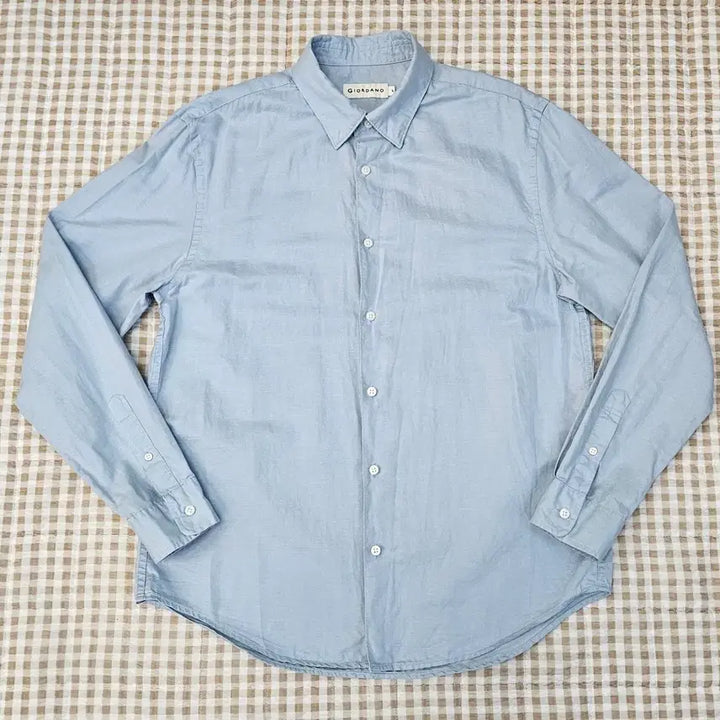 [BUNJANG] Giordano Linen Long Sleeve Shirt Men&