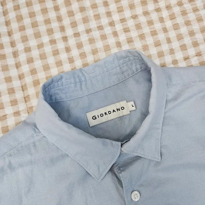 [BUNJANG] Giordano Linen Long Sleeve Shirt Men&