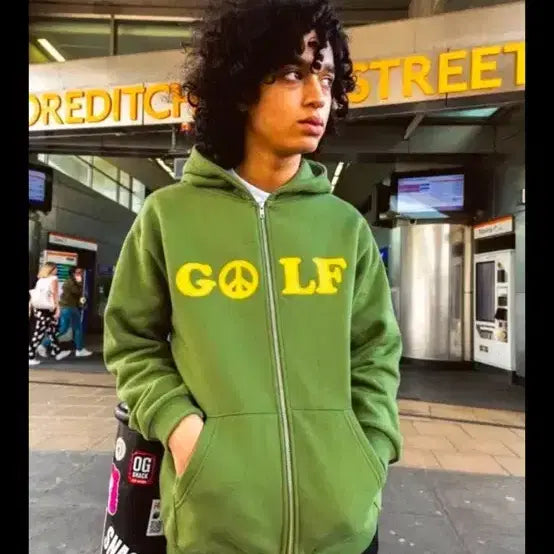 [BUNJANG] Golfwang Hooded Zip-up / 골프왕 후드집업
