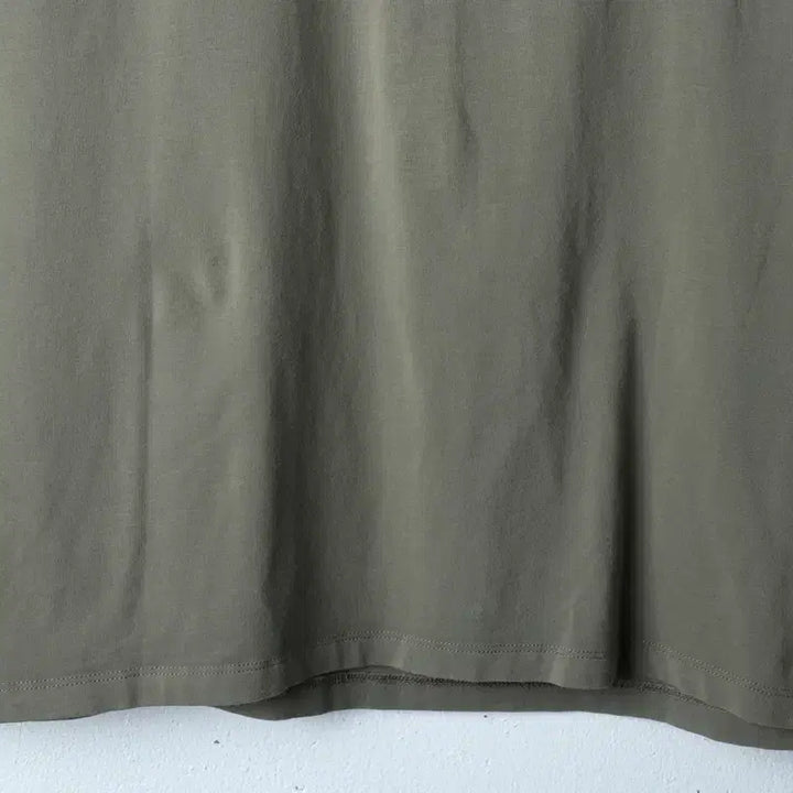 [BUNJANG] Calvin Klein Lettering T-shirt (XL-2XL) - Khaki / (XL-2XL) 캘빈클라인 반팔 티셔츠 빅사이즈 레터링 카키-182F9
