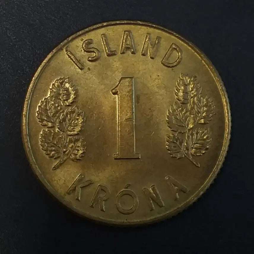 [BUNJANG] Iceland 1973 1 Króna Coin / 1973년 아이슬란드 1크로나 동전 w446