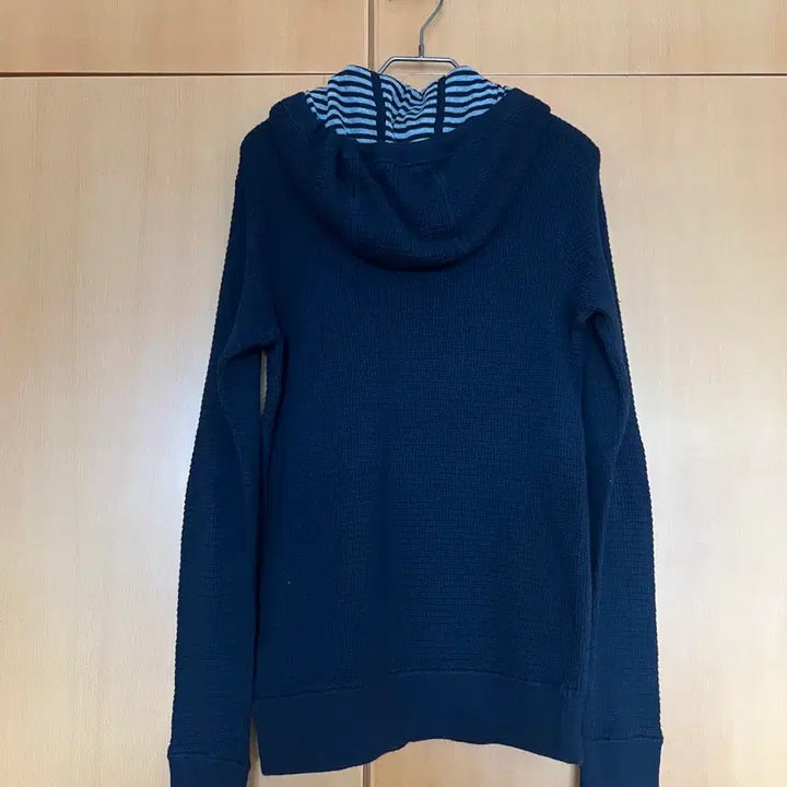 [BUNJANG] Vince Navy Hooded Knit Zip-up / 정품 Vince 빈스 네이비 후드 니트 집업