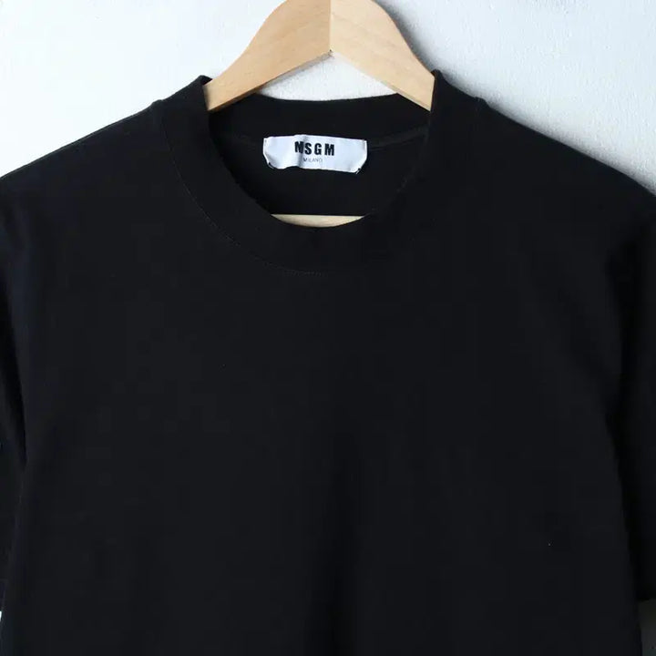 [BUNJANG] MSGM Black T-Shirt / (M) 엠에스지엠 반팔 티셔츠 블랙 이태리-182FA