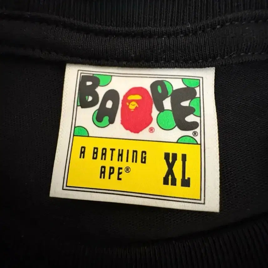 [BUNJANG] BAPE STAR College Relaxed Fit T-shirt / 베이프 스타 콜리지 릴렉스드 핏 반팔