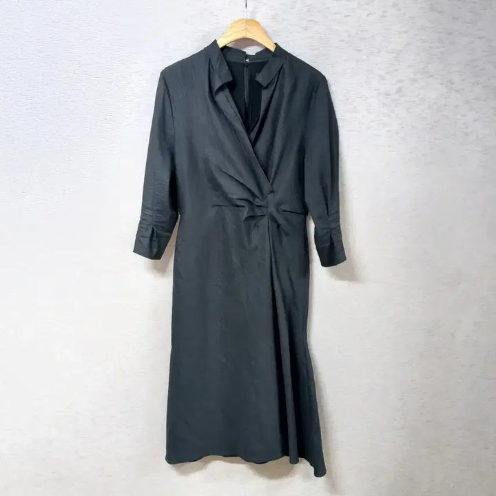 [SOLD OUT] B4-16/마인 블랙 마혼방 롱원피스 여성