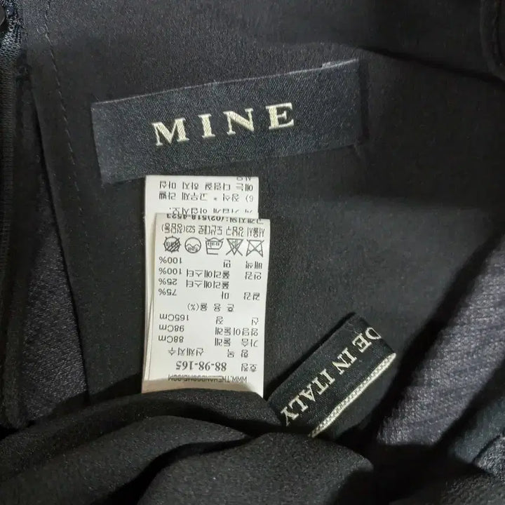 [SOLD OUT] B4-16/마인 블랙 마혼방 롱원피스 여성