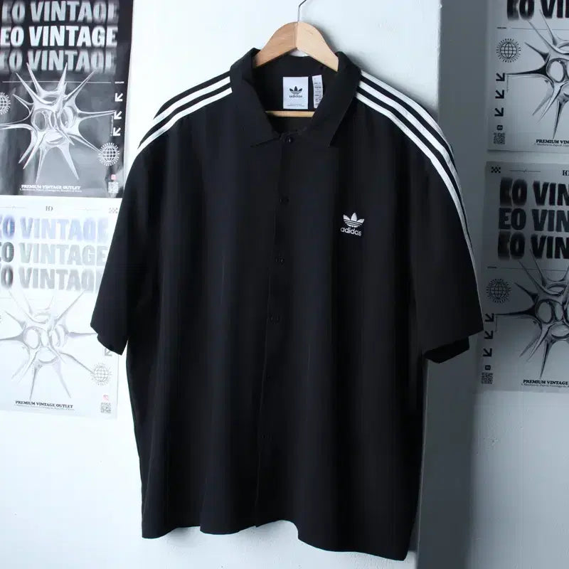 [SOLD OUT] (2XL-3XL) 아디다스 반팔셔츠 남방 빅사이즈 오리지널-182FB