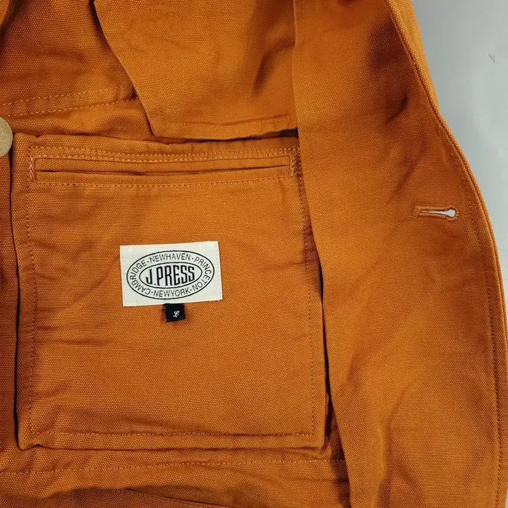 [SOLD OUT] J PRESS 제이프레스 JP 피그먼트 오렌지 포포켓 캔버스 코튼 워크자