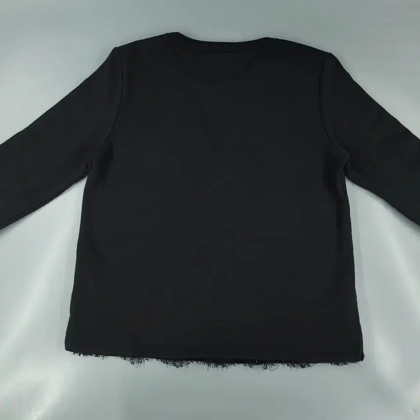 [BUNJANG] Armani Exchange Black Steel Logo Crop Fit Lace Top / ARMANI EXCHANGE 아르마니 블랙 스틸로고 크롭핏 펀칭 레이스