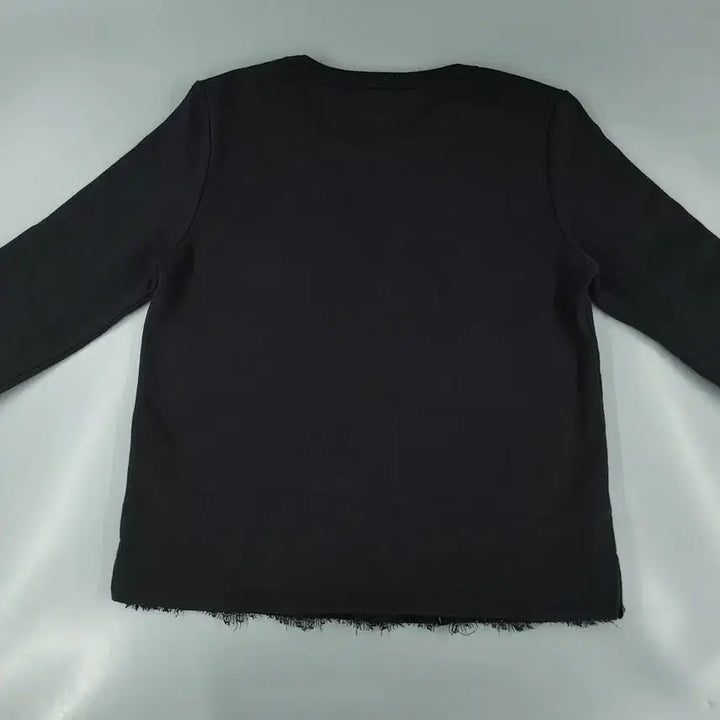 [BUNJANG] Armani Exchange Black Steel Logo Crop Fit Lace Top / ARMANI EXCHANGE 아르마니 블랙 스틸로고 크롭핏 펀칭 레이스