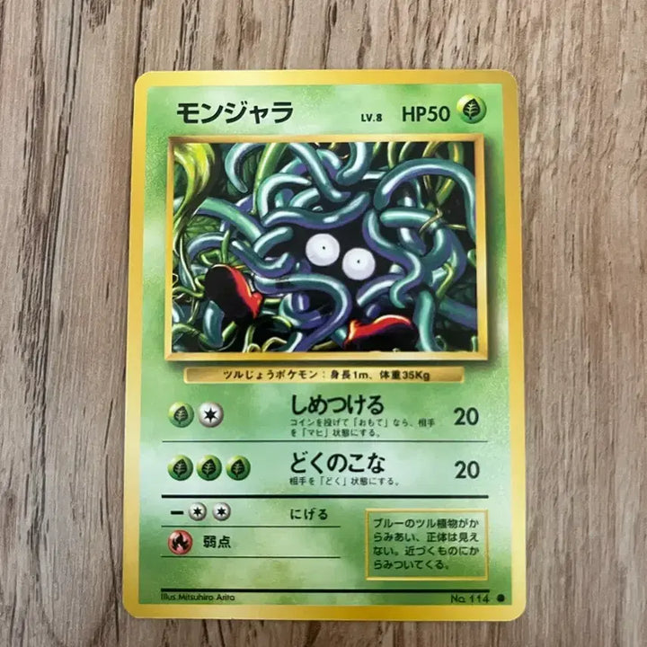 [BUNJANG] Pokemon Tangela First Edition Vintage Card / 초판 일판포켓몬카드 덩쿠리 빈티지