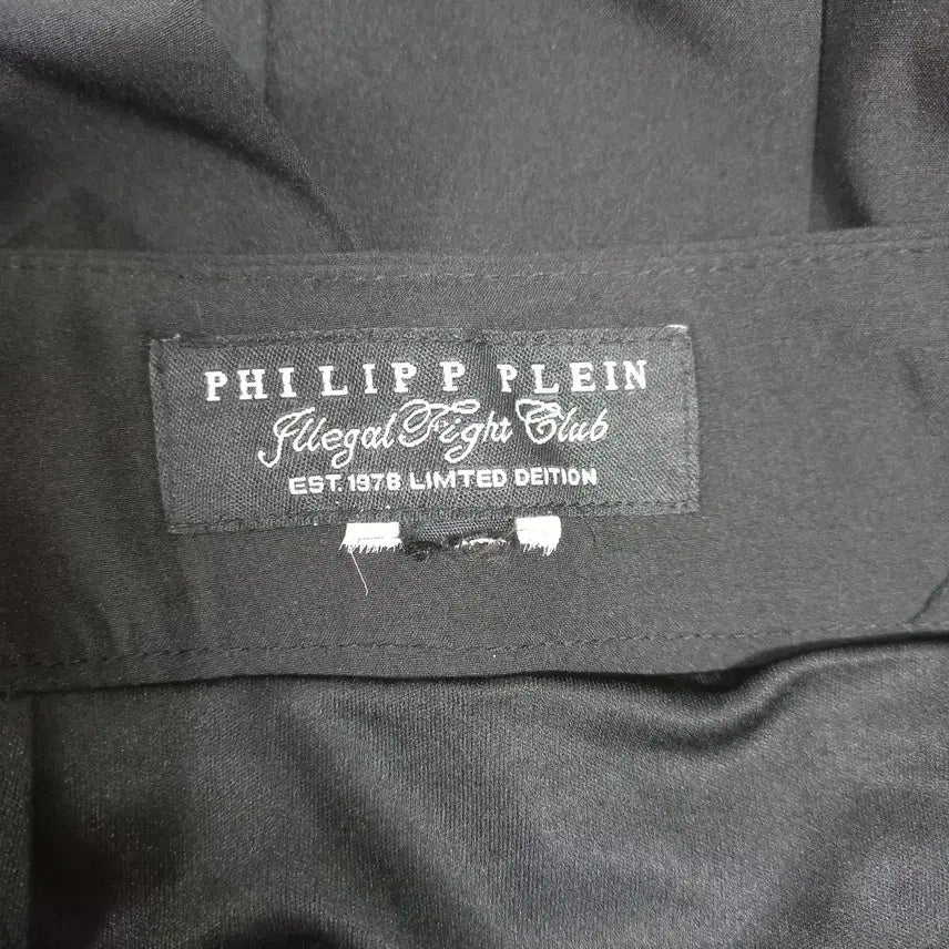 [BUNJANG] Philipp Plein Pleated Skirt with Inner Shorts / B4-16/필립플레인 속바지 블랙 주름 스커트 여성