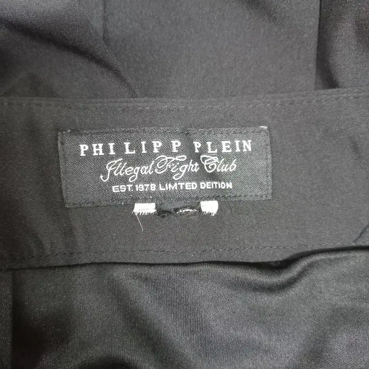 [BUNJANG] Philipp Plein Pleated Skirt with Inner Shorts / B4-16/필립플레인 속바지 블랙 주름 스커트 여성