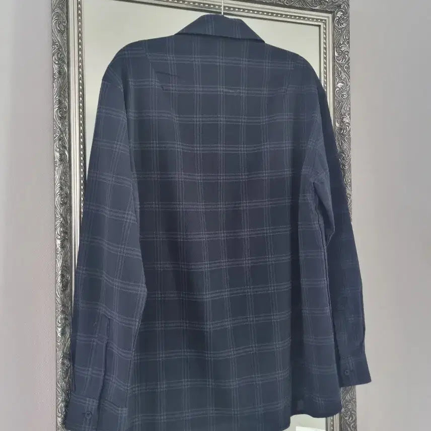 [BUNJANG] DRAW FIT Linen Blend Check Shirt (L) / 드로우핏(DRAW FIT) 린넨 혼방 체크 셔츠 (L)