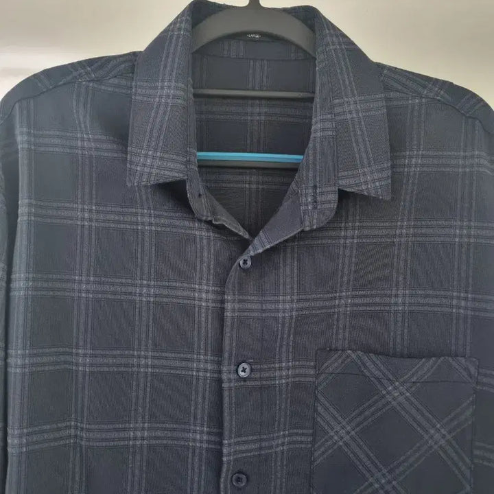 [BUNJANG] DRAW FIT Linen Blend Check Shirt (L) / 드로우핏(DRAW FIT) 린넨 혼방 체크 셔츠 (L)