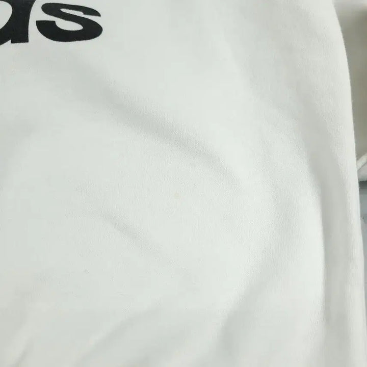[BUNJANG] Adidas Big Trefoil Logo Raglan Sweatshirt / 아디다스 화이트 블랙 빅트레포일 로고 레글런 코튼블렌드 맨투맨 티셔츠 M