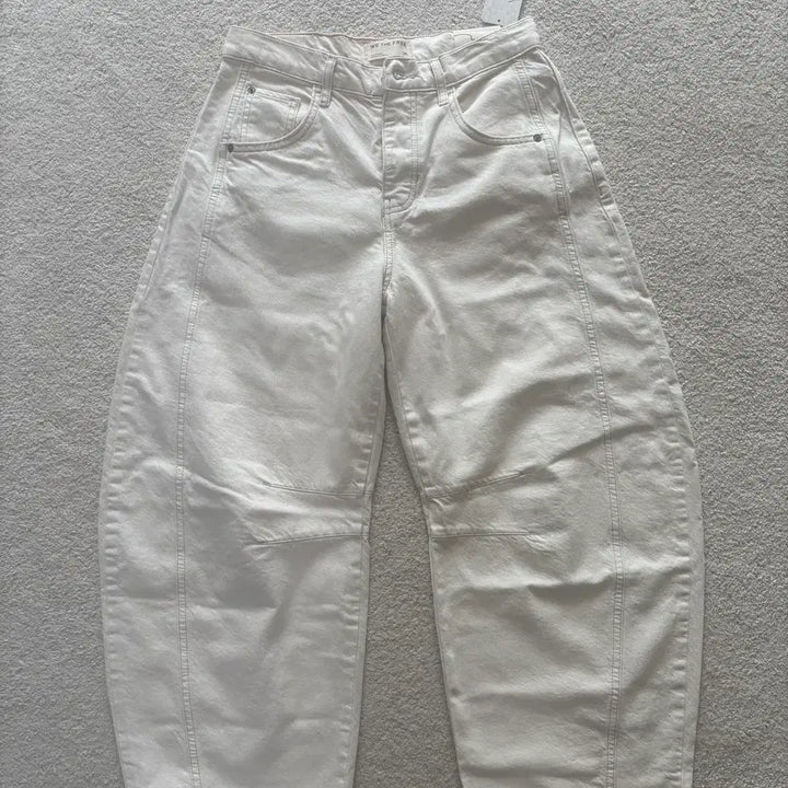 [BUNJANG] Free People Mid Rise Barrel Jeans / free people 프리피플 미드 배럴 진