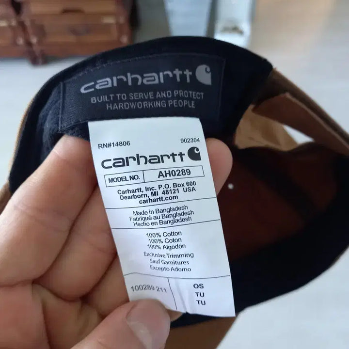 [BUNJANG] Carhartt Brown Ball Cap / 칼하트 브라운 볼캡